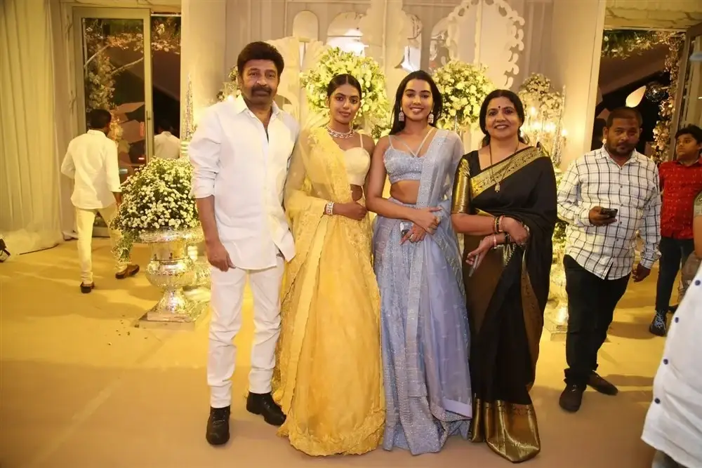 Telugu Actor Sharwanand and Rakshita Wedding Reception Images